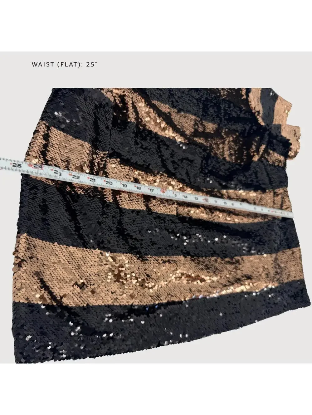 Maeve Anthropologie Sequin Top Copper Black 1X